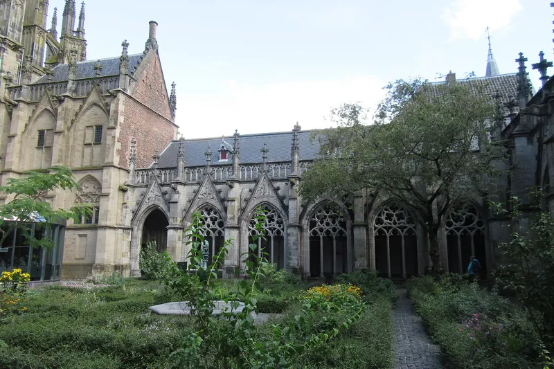 The medieval cloister beside Utrecht's Dom Church