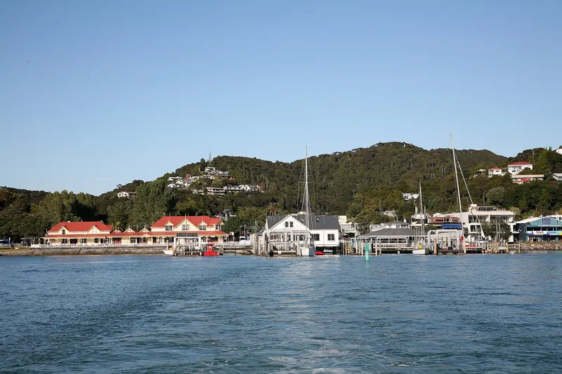 The waterfront at Paihia, the main town of the Bay of Islands