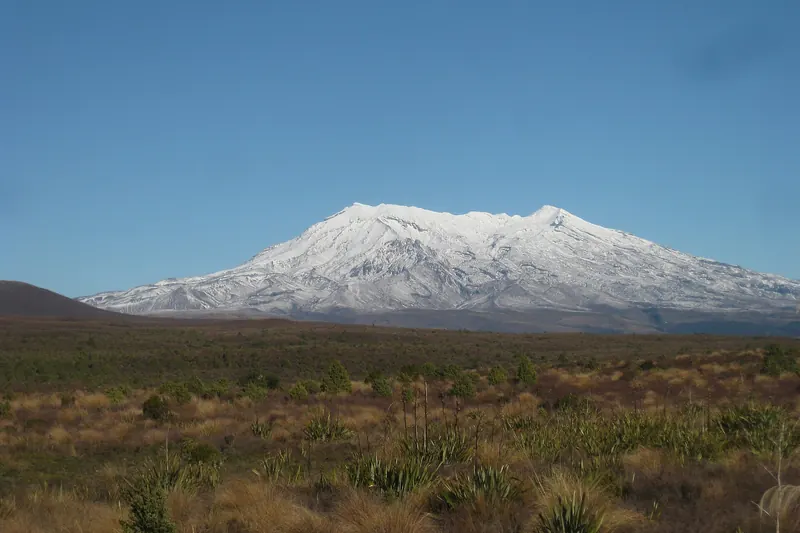 Mount Ruapehu, the North Island's highest peak
