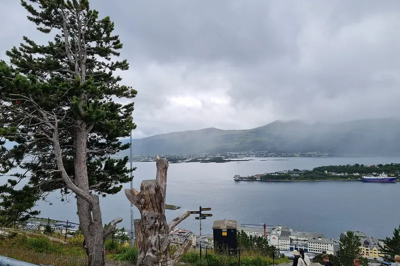 A boat tour along Ålesund's central canal