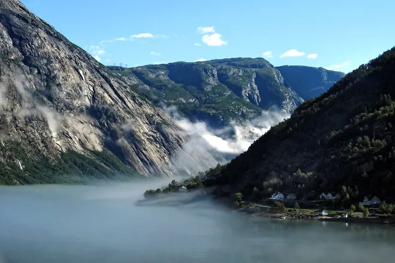 Hardangerfjord, a scenic fjord reachable on a day trip from Bergen
