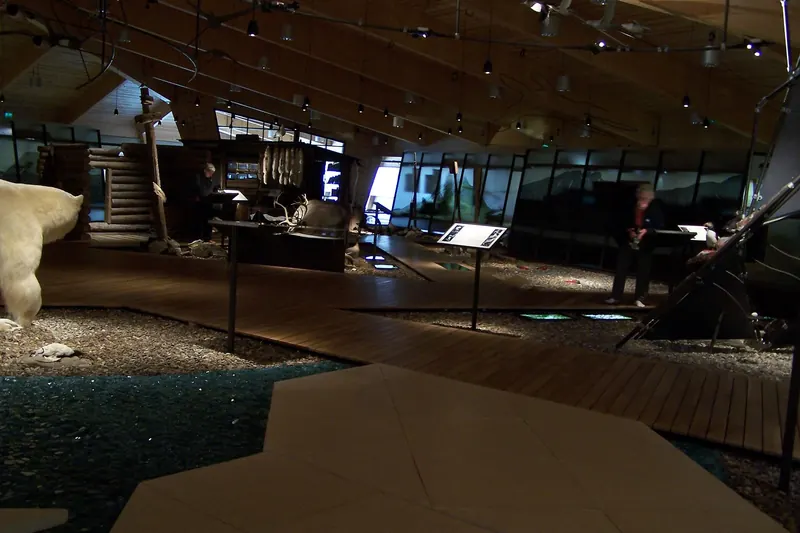 Exhibits at the Svalbard Museum