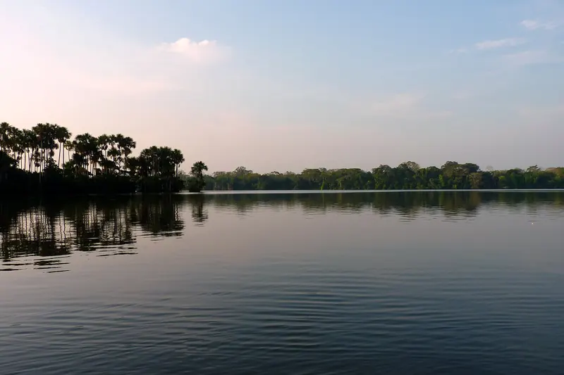 Lake Sandoval in the Peruvian Amazon