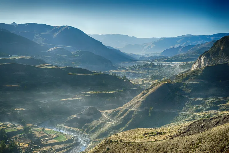 The dramatic depths of Colca Canyon