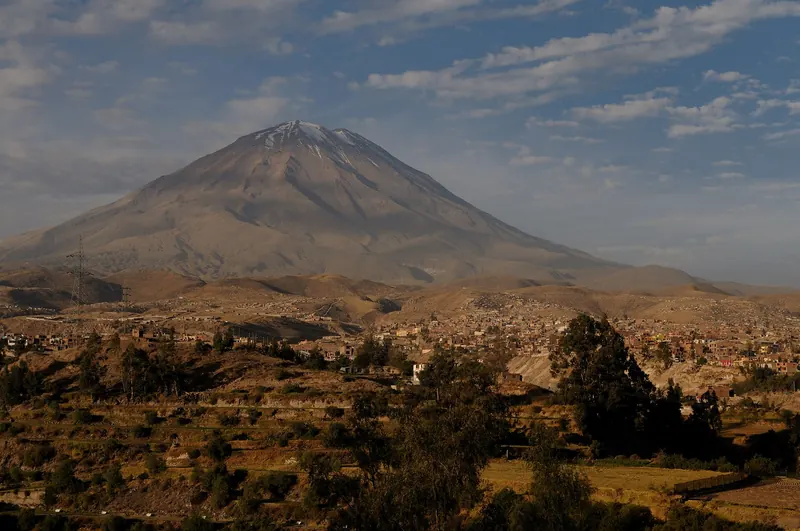 El Misti volcano viewed from Yanahuara