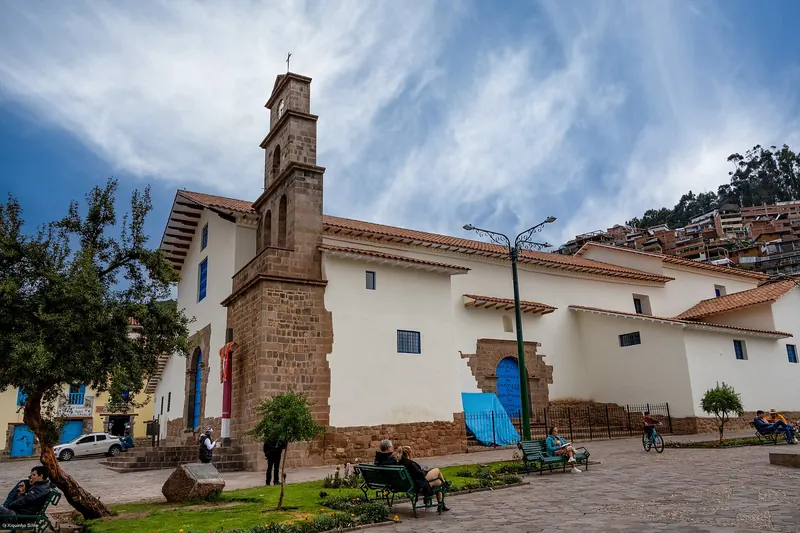 The San Blas neighbourhood church in Cusco