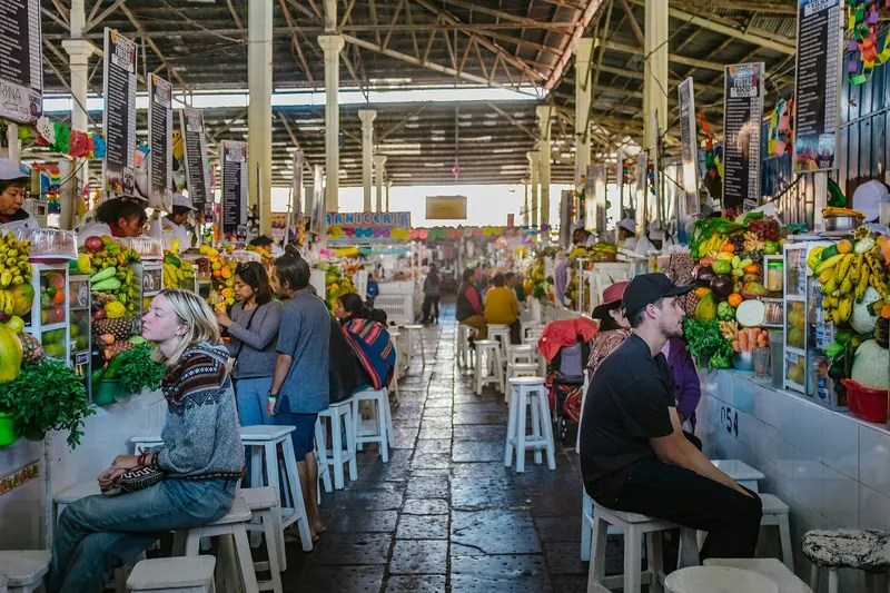 Shopping at San Pedro Market in Cusco