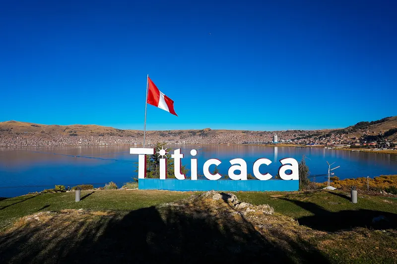 The vast expanse of Lake Titicaca