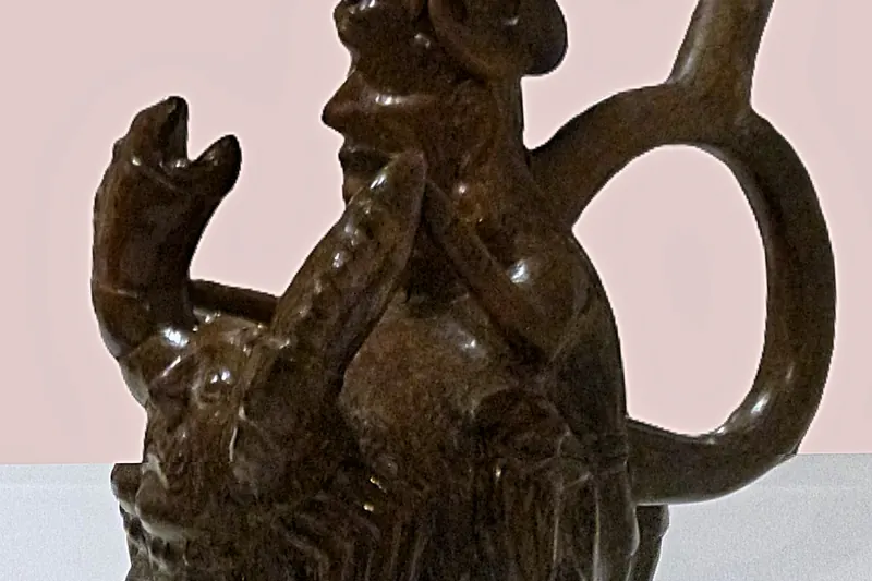 Ancient ceramics at the Larco Museum in Lima
