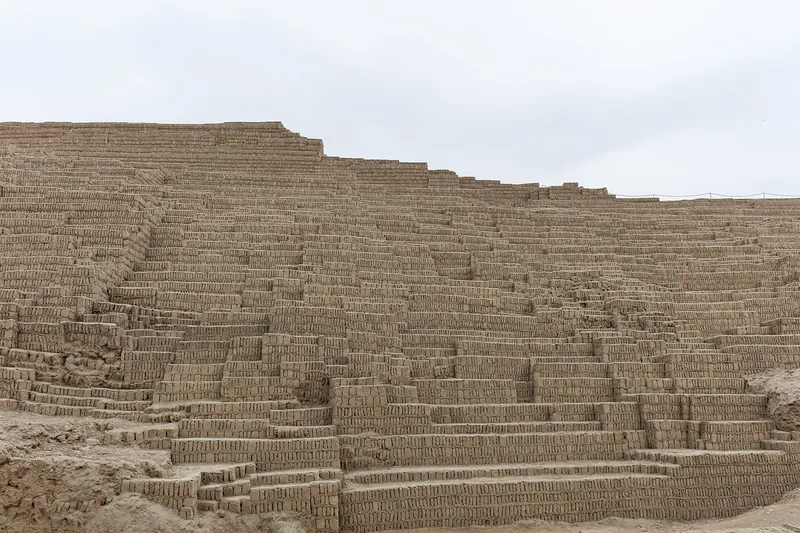 The pre-Inca pyramid of Huaca Pucllana in Lima