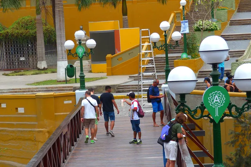 The bohemian streets of Barranco in Lima