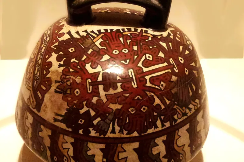 Ancient pottery at the Larco Museum