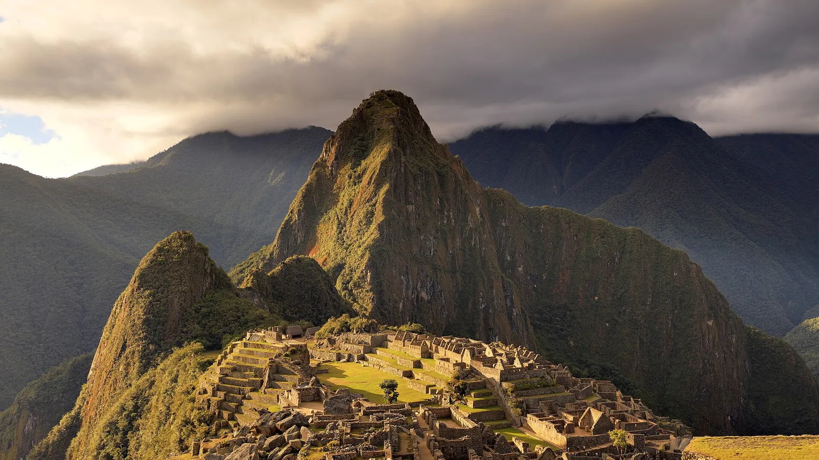 Machu Picchu, the ancient Inca citadel high in the Andes