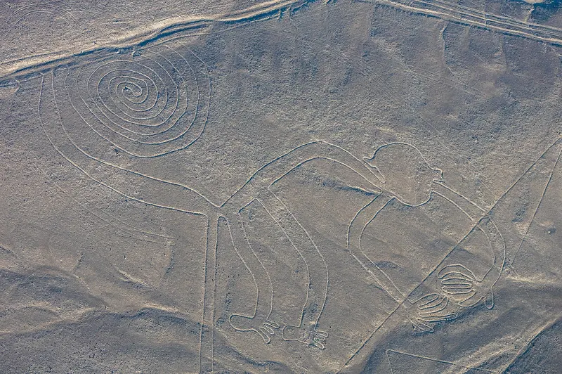A scenic overflight of the Nazca Lines