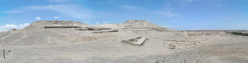 The ancient pyramid complex of Cahuachi near Nazca