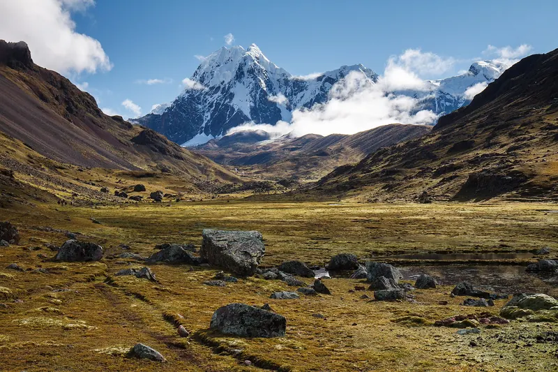 Ausangate viewed from near Rainbow Mountain