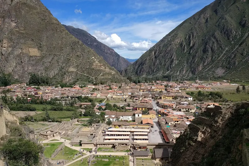 The living Inca town of Ollantaytambo