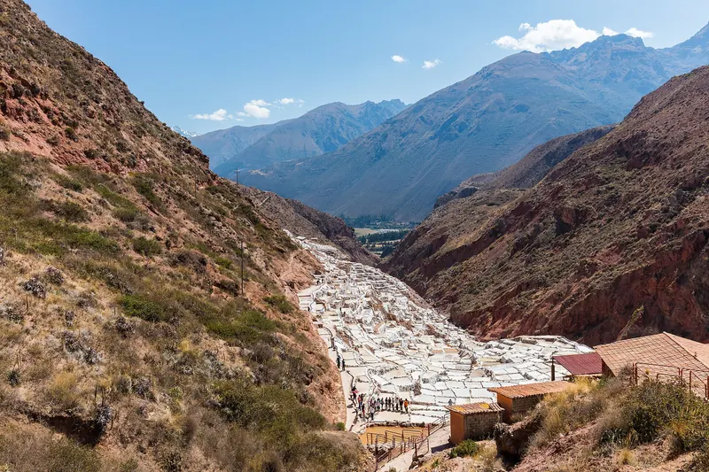 The terraced salt pans at Maras