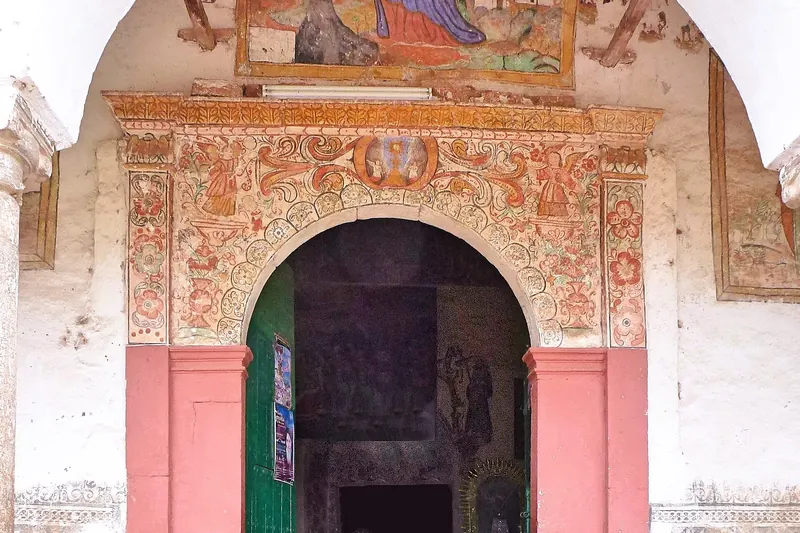 The colonial church at Chinchero