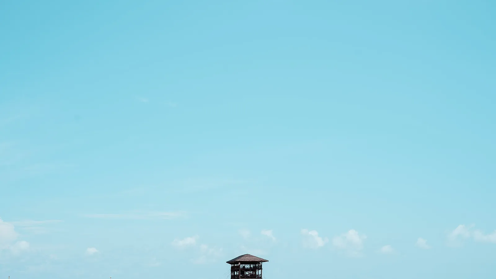 The Cloud 9 boardwalk and surf break on Siargao Island