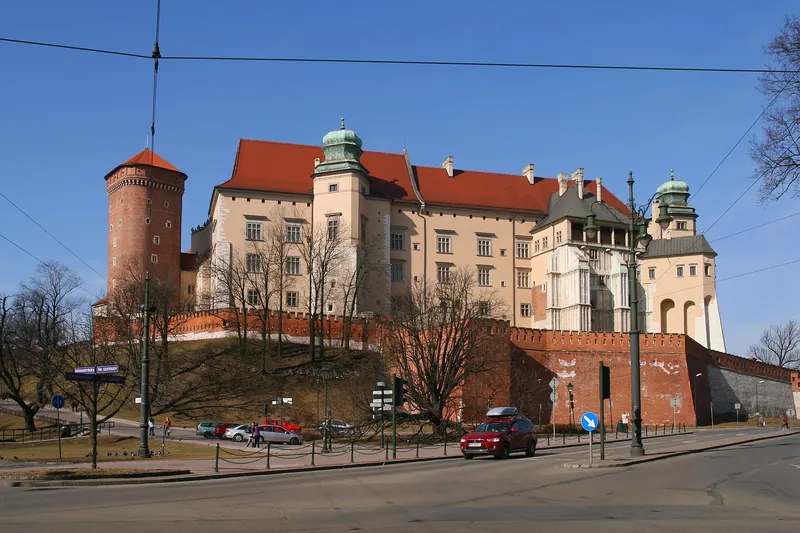 Wawel Hill with the castle and cathedral rising above the Vistula
