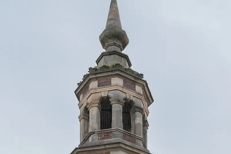 The tall brick tower of Toruń's Old Town Hall