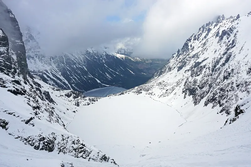 The peak of Rysy in the High Tatras
