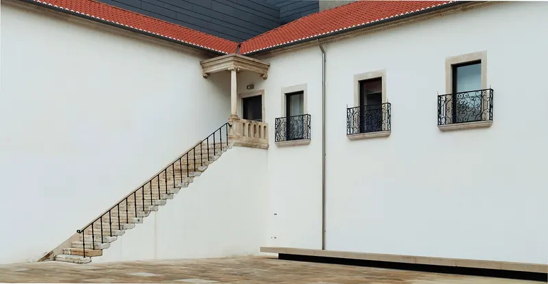 The courtyard of the Machado de Castro National Museum in Coimbra