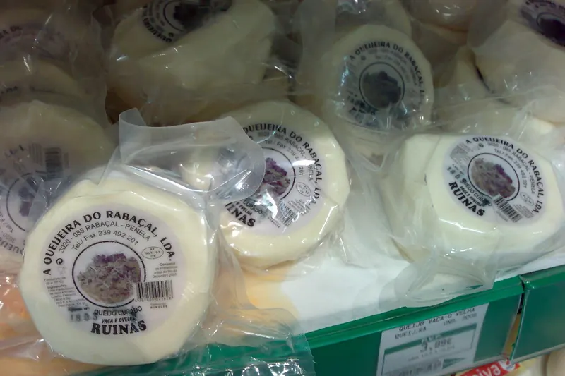 Queijo de Rabaçal, a sheep's and goat's milk cheese from near Coimbra