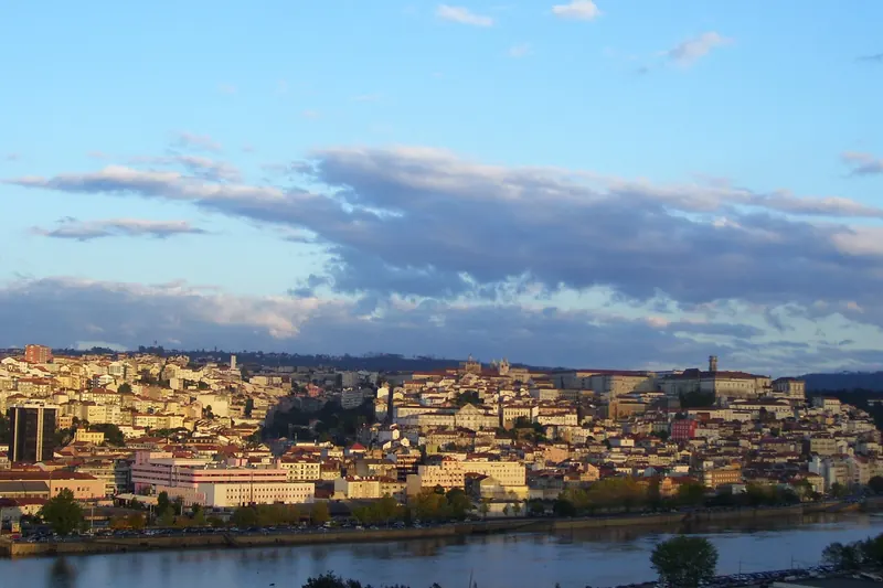 Coimbra's hillside old town rising above the Mondego River