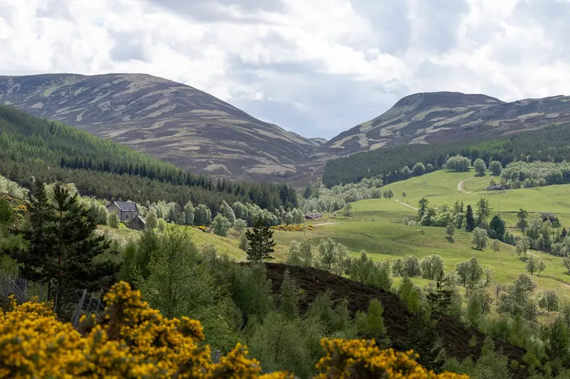 The mountains and glens of Cairngorms National Park