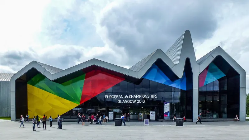 The Riverside Museum on the banks of the River Clyde in Glasgow
