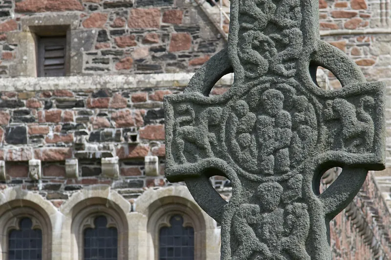Visiting Iona Abbey on the island of Iona