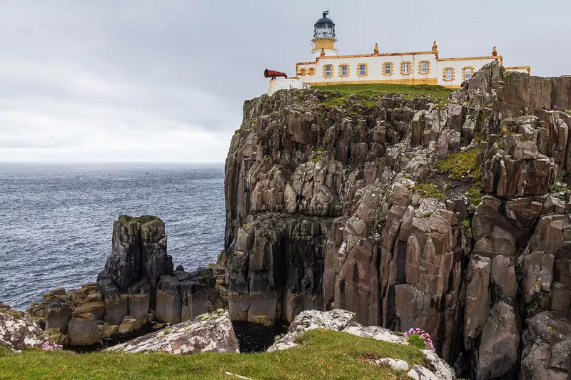 Neist Point Lighthouse on the westernmost point of Skye