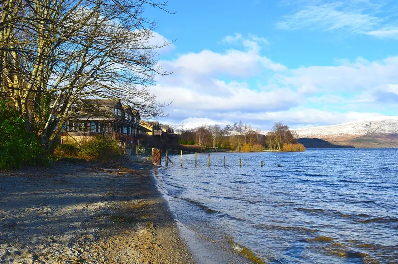 Loch Lomond and the surrounding Highland hills