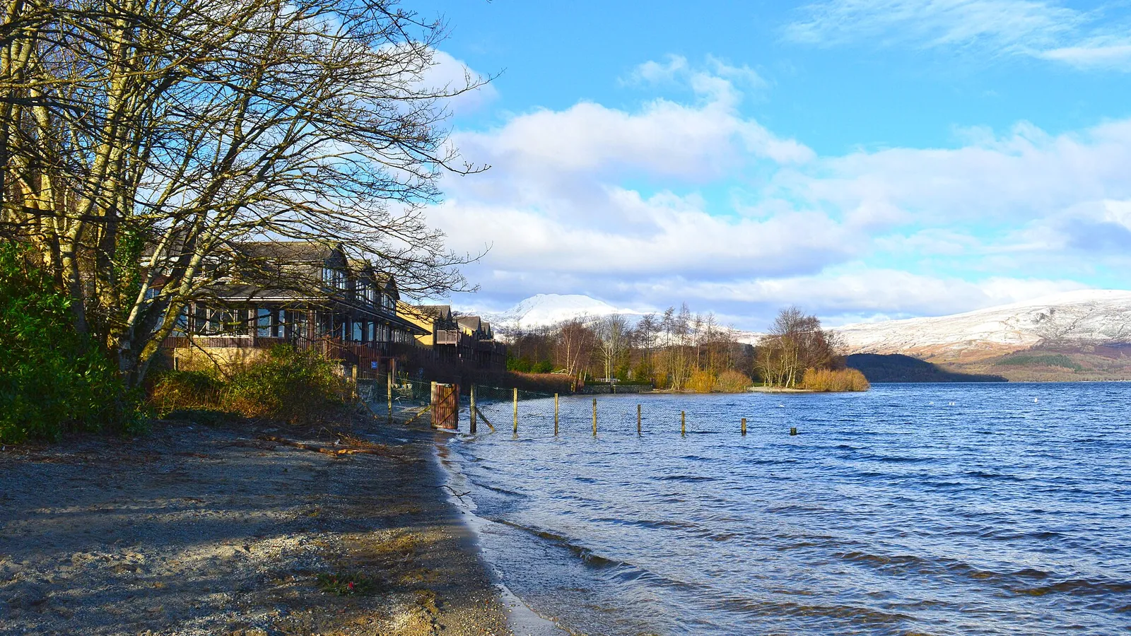 Loch Lomond and the surrounding Highland hills