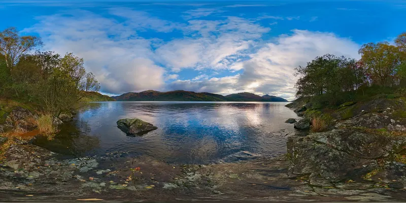 A cruise boat on Loch Lomond