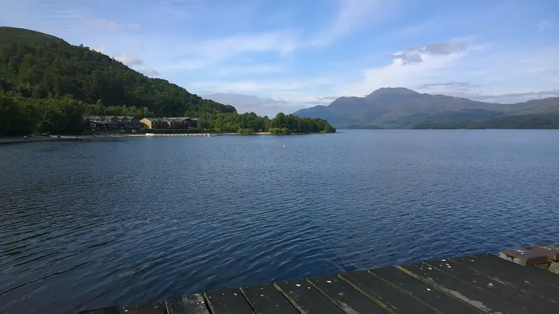 The lochside village of Luss