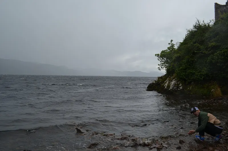 A boat cruise on Loch Ness near Urquhart Castle