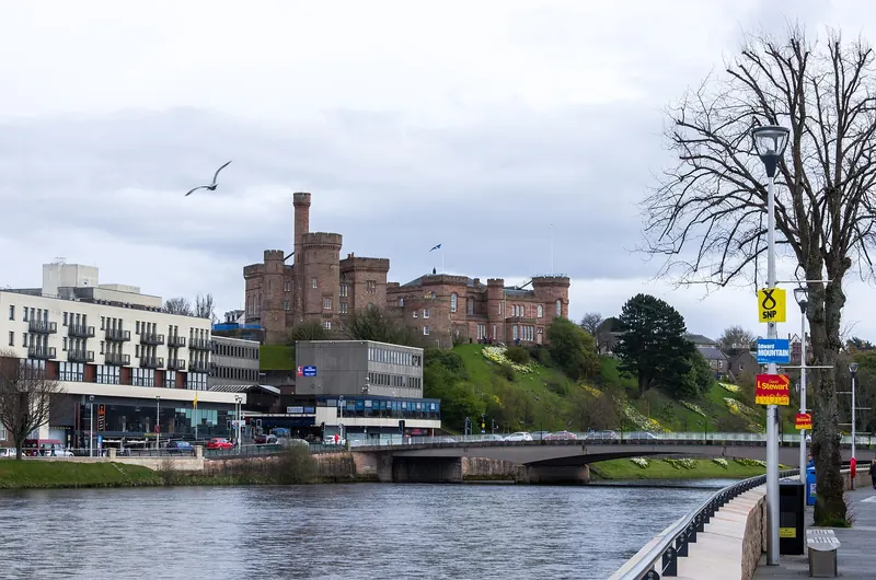 The grounds of Inverness Castle
