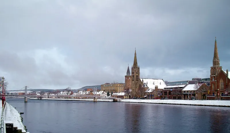 A riverside walk along the River Ness in Inverness
