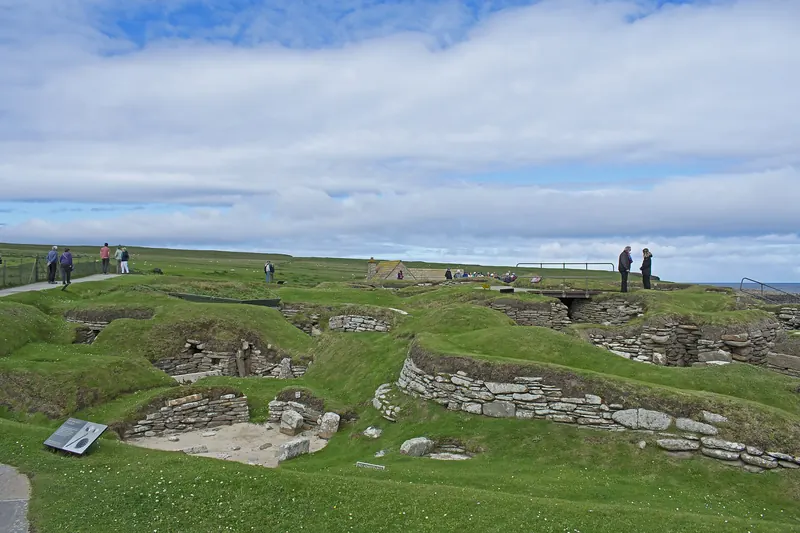 The Neolithic village of Skara Brae on Orkney