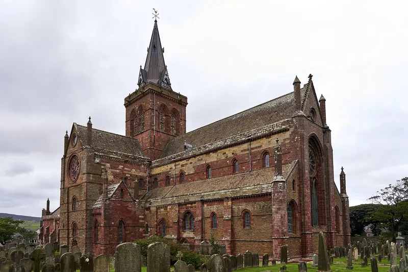 St Magnus Cathedral in Kirkwall, Orkney