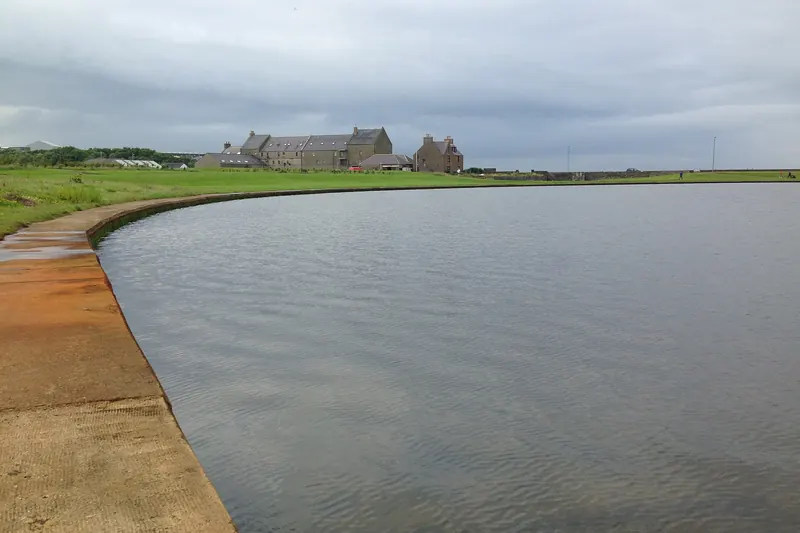The town of Kirkwall on Orkney