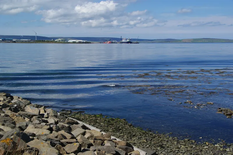 The harbour at Kirkwall on Orkney