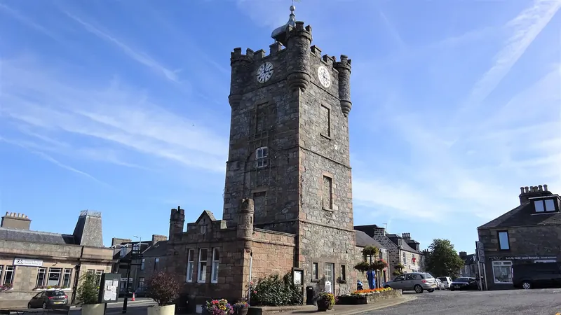 The Clock Tower in Dufftown, Speyside