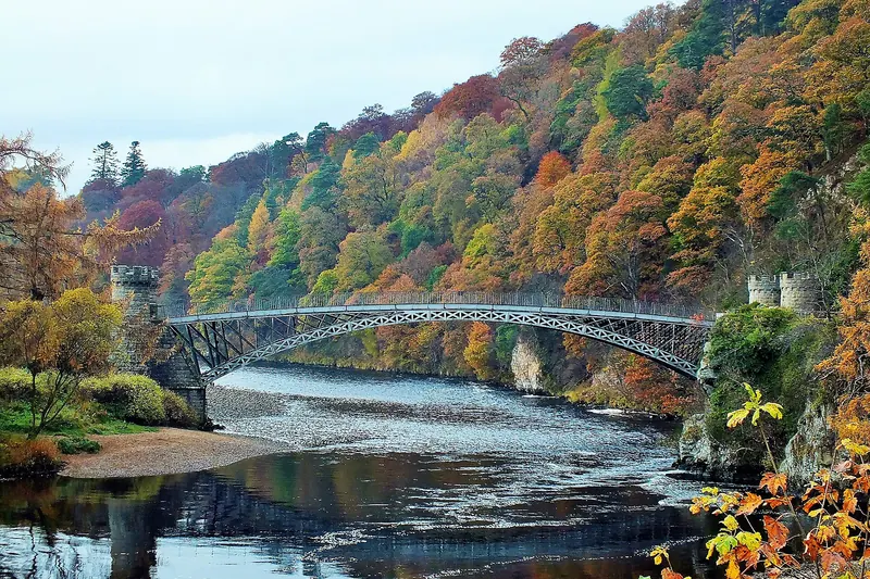 Craigellachie Bridge over the River Spey