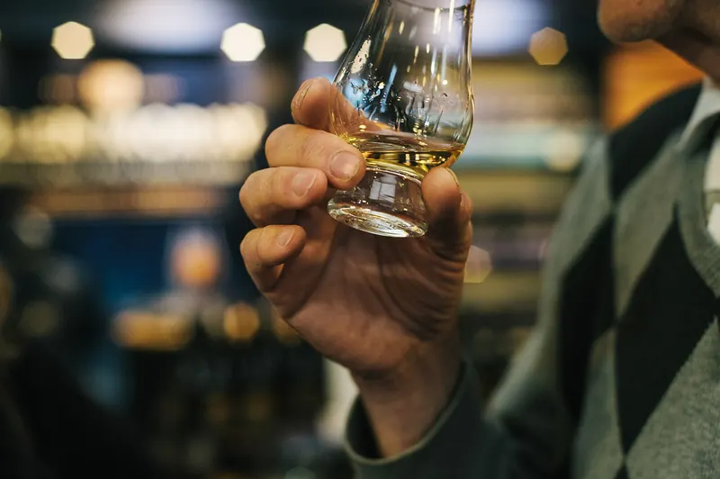 A signpost on Speyside's Malt Whisky Trail