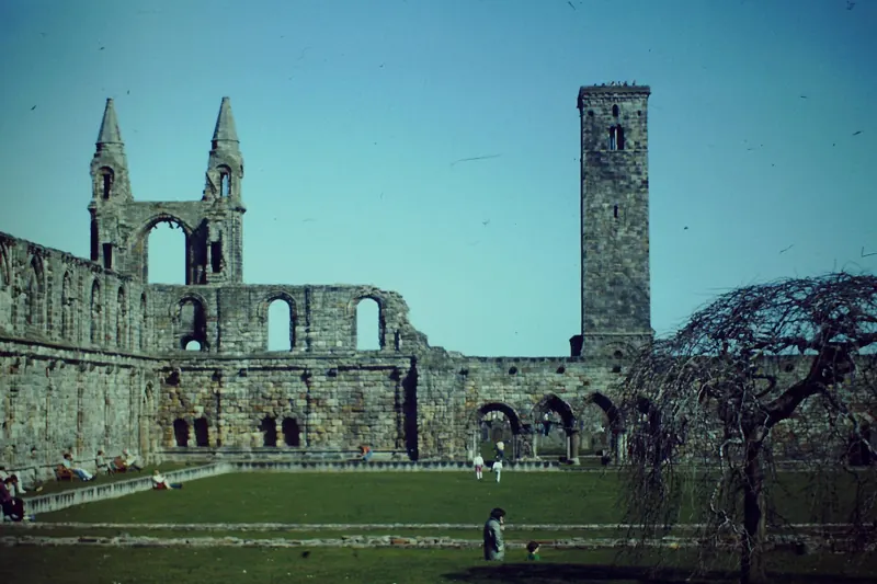 The ruins of St Andrews Cathedral