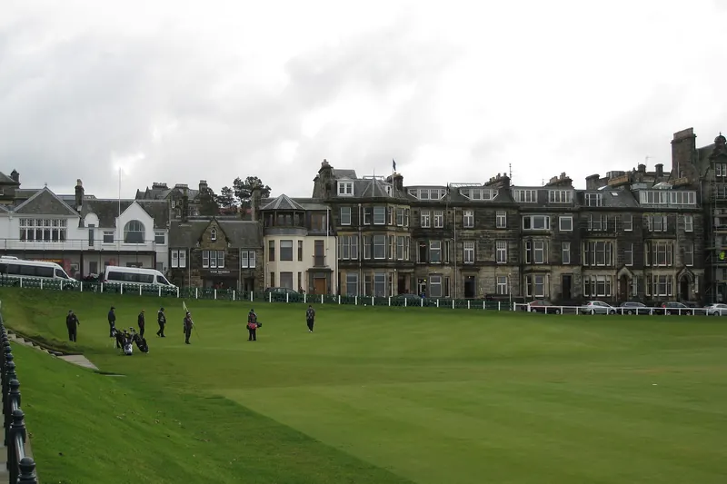 The Swilcan Bridge on the Old Course at St Andrews